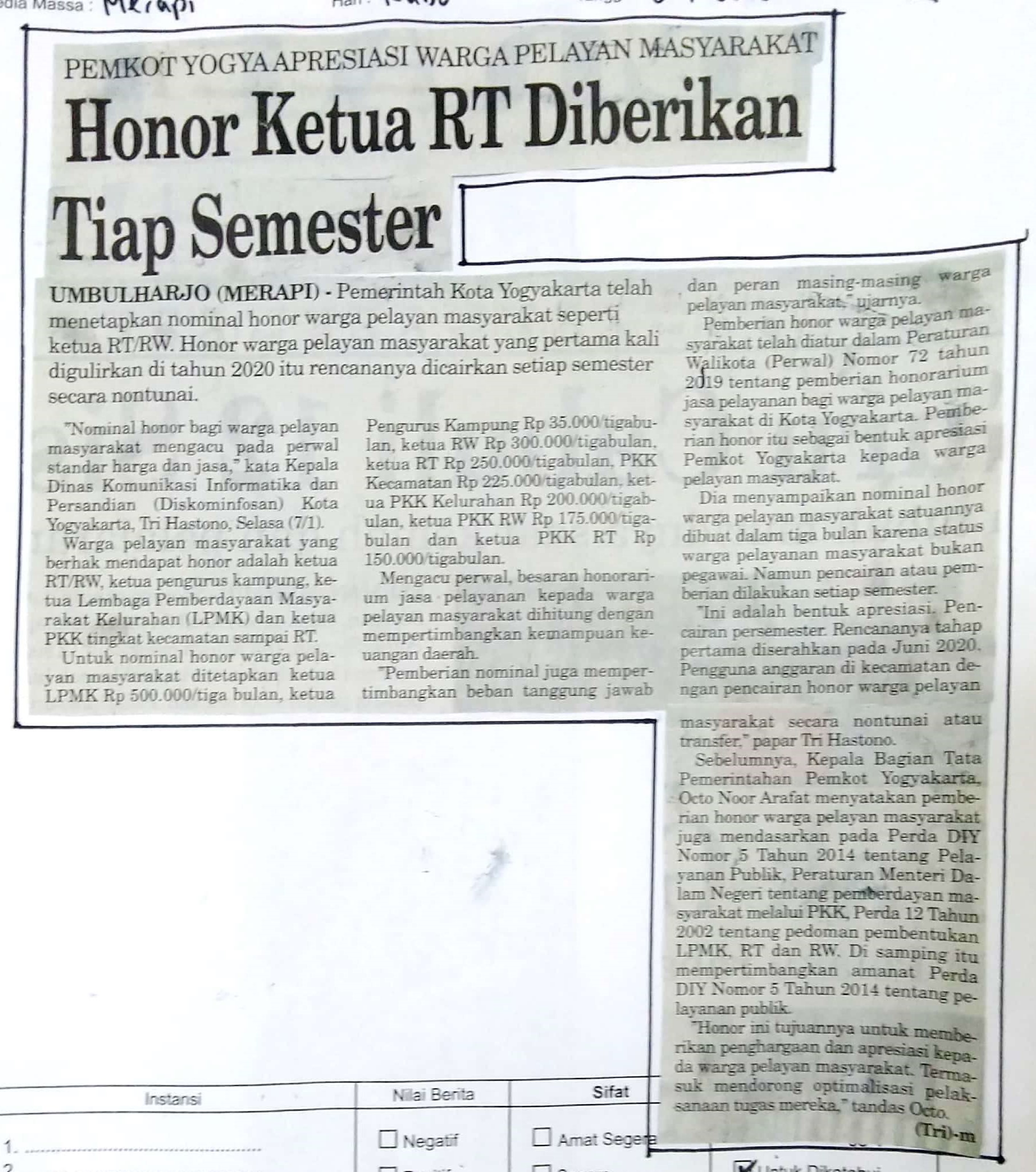Kliping jogja terbaru