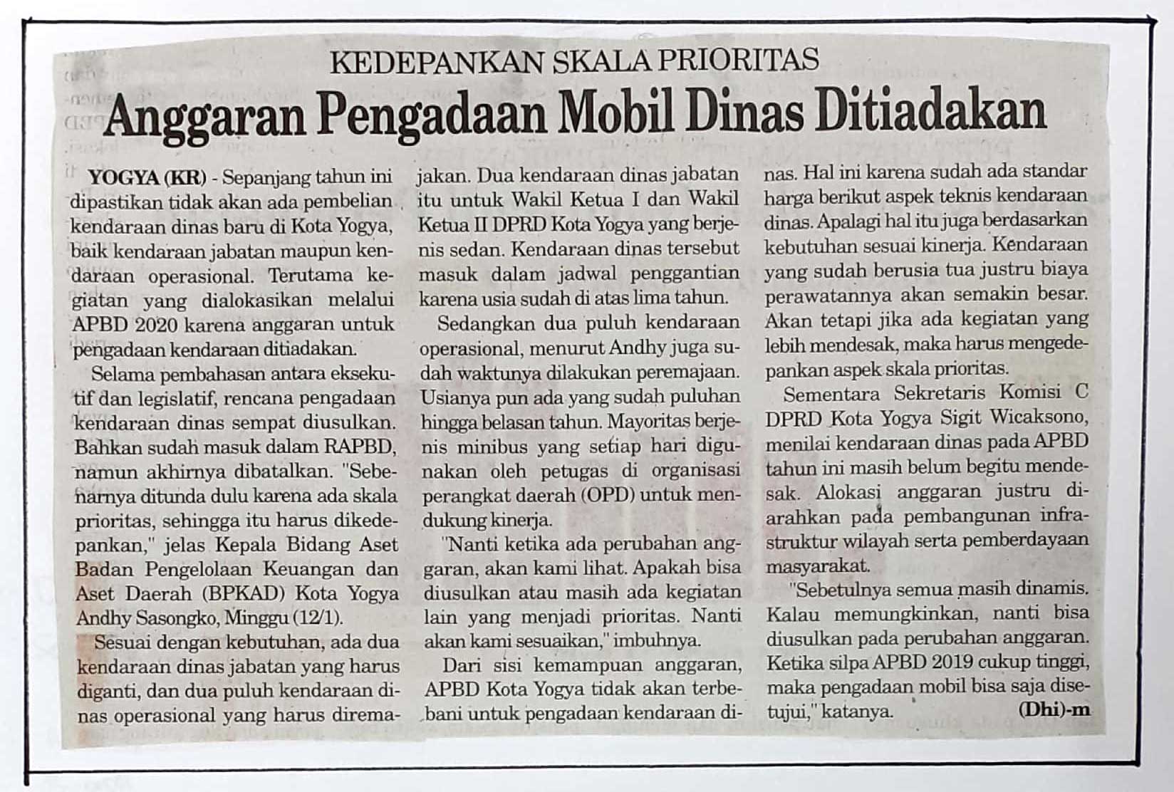 Kliping jogja terbaru