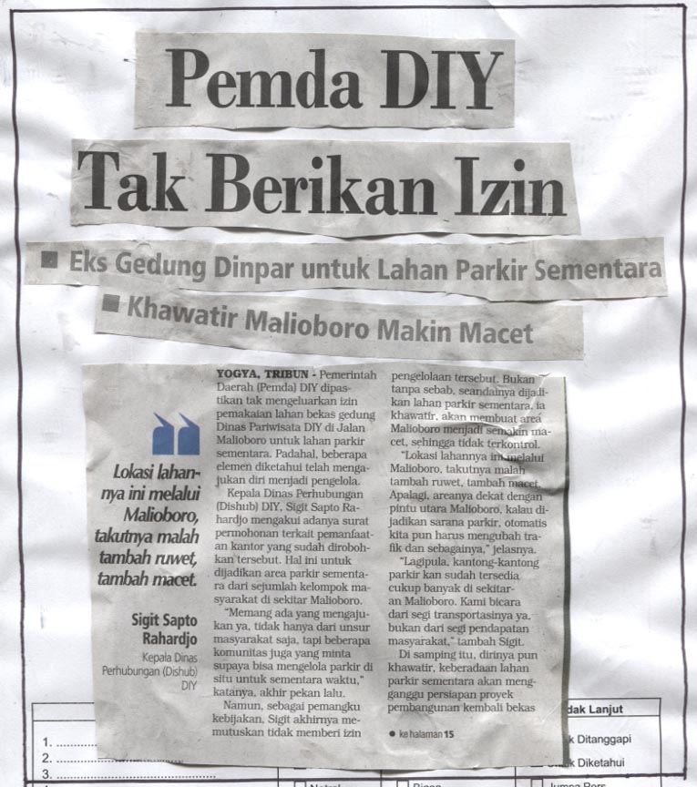 Kliping jogja terbaru