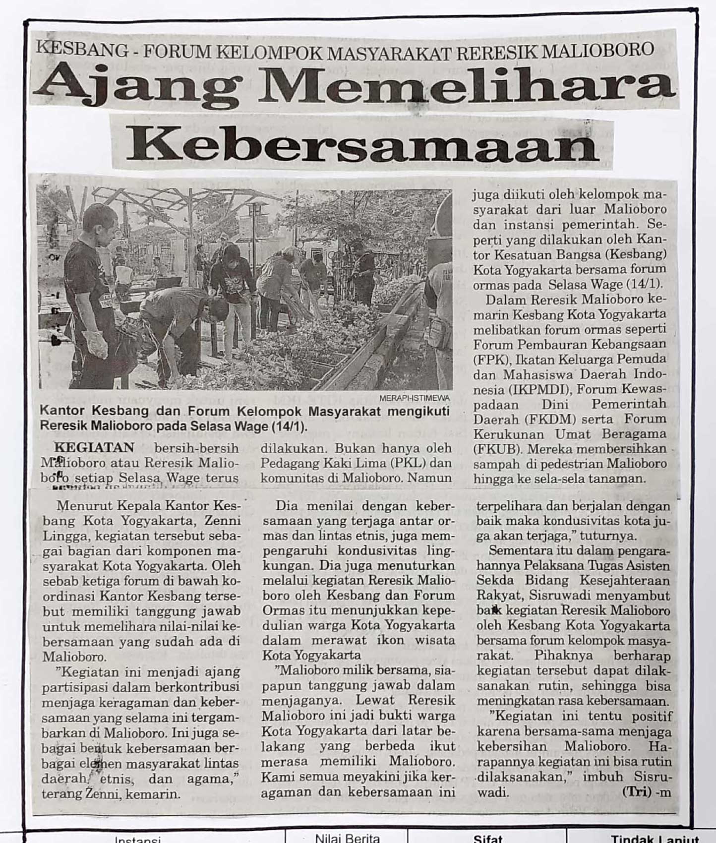 Kliping jogja terbaru