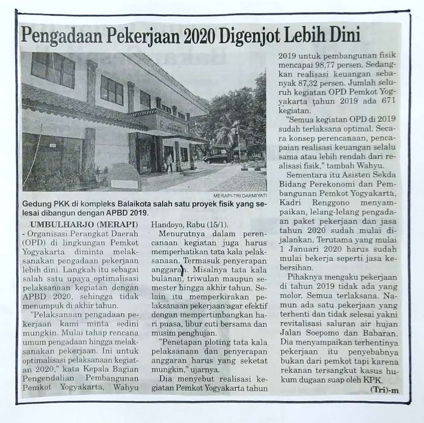 Kliping jogja terbaru