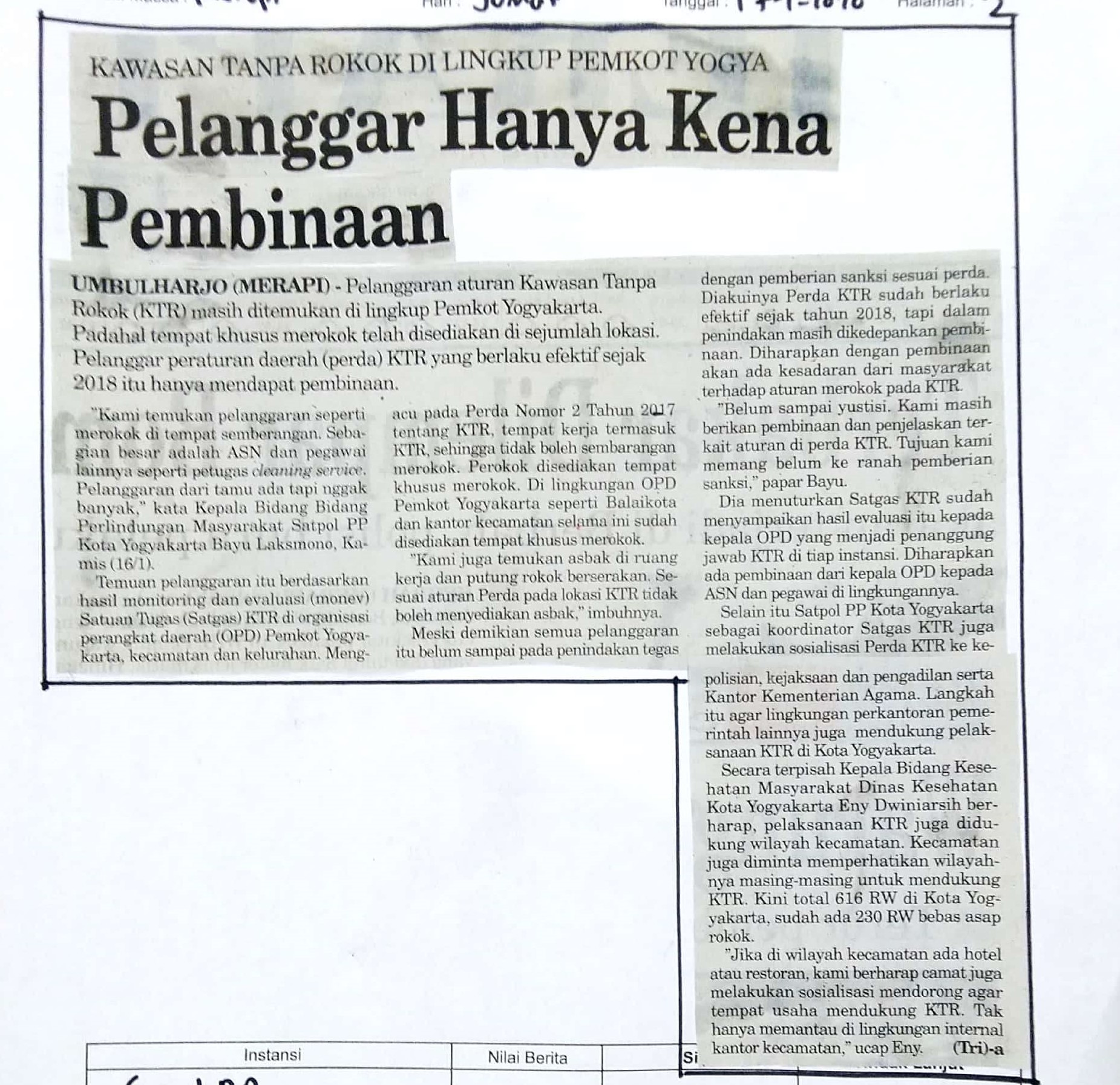 Kliping jogja terbaru
