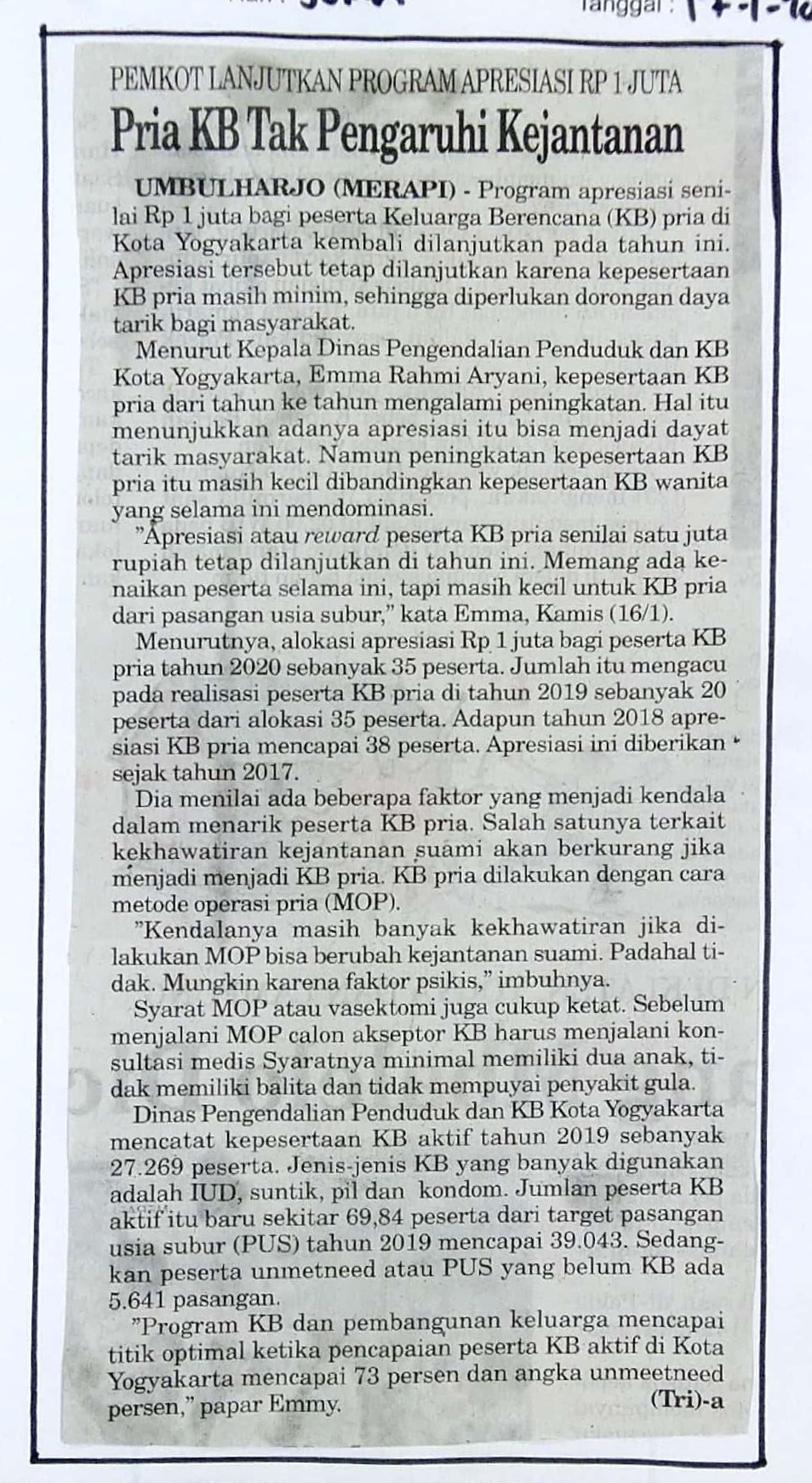 Kliping jogja terbaru