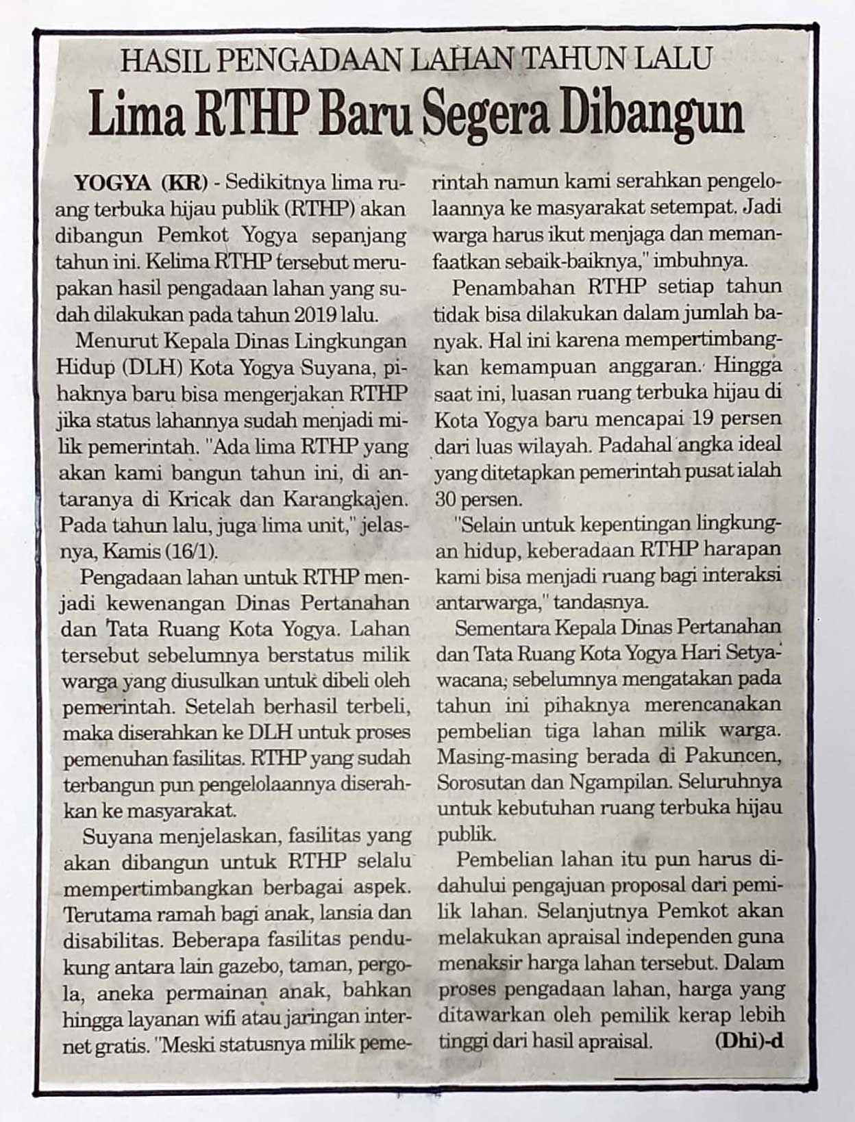 Kliping jogja terbaru