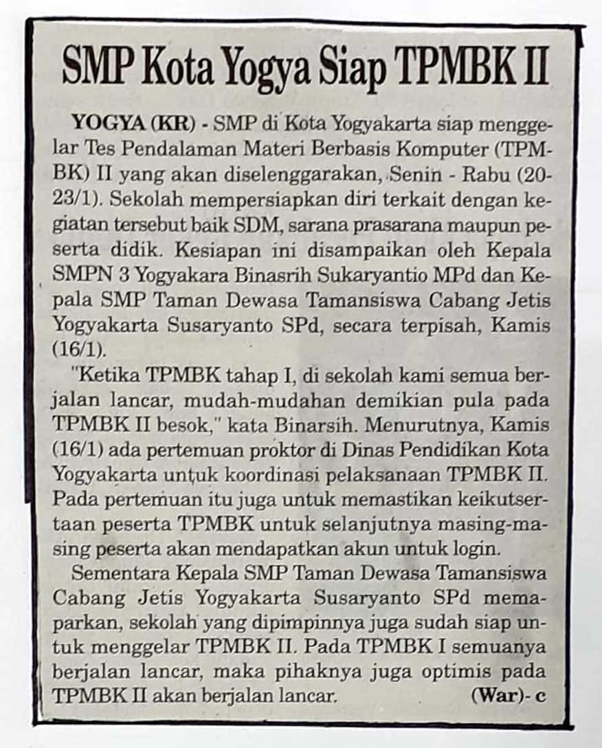 Kliping jogja terbaru