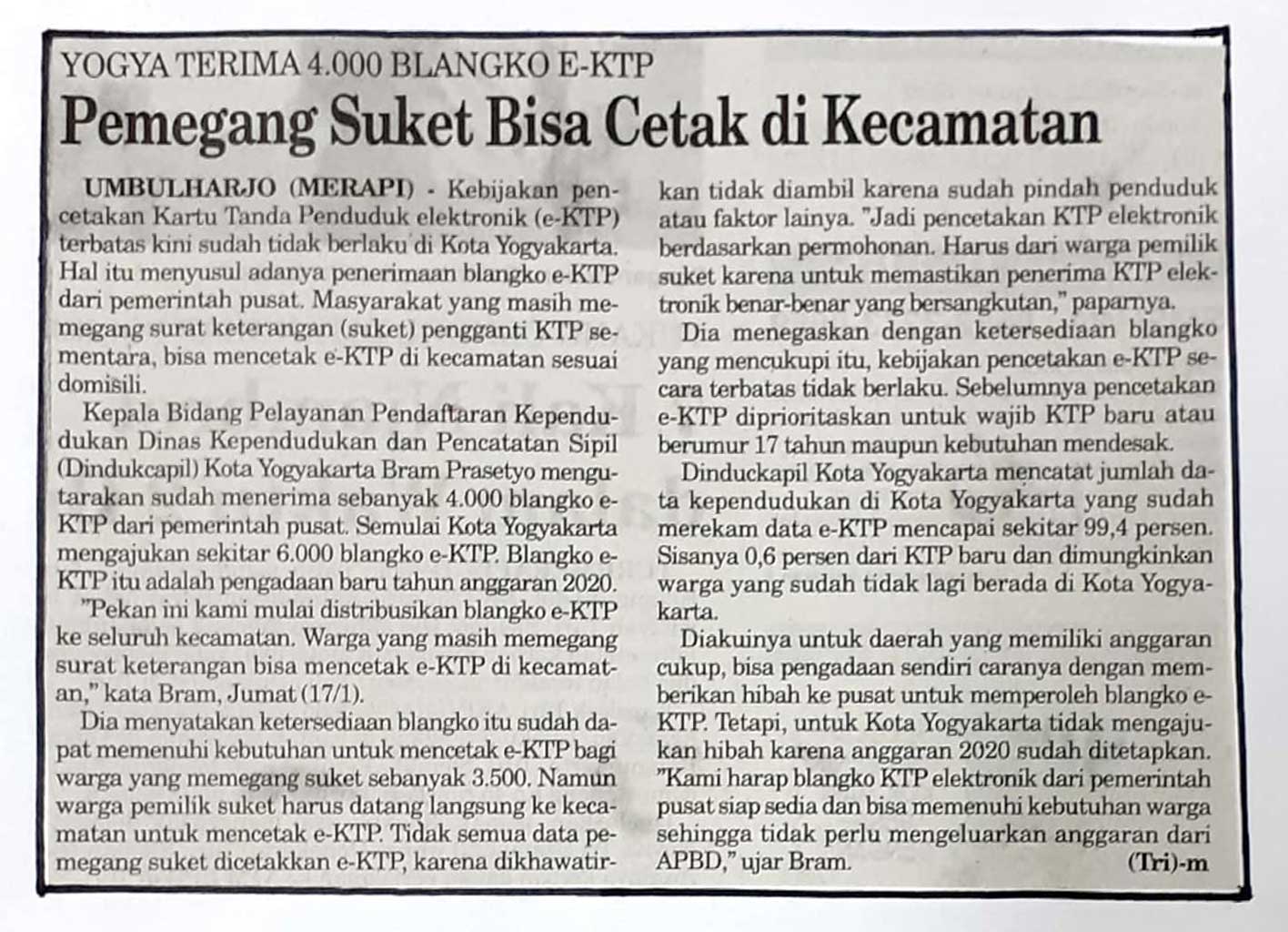 Kliping jogja terbaru