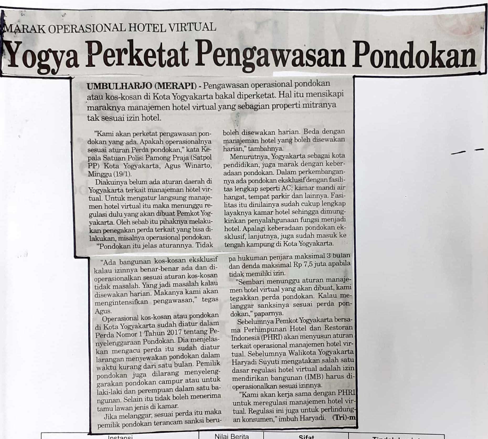 Kliping jogja terbaru