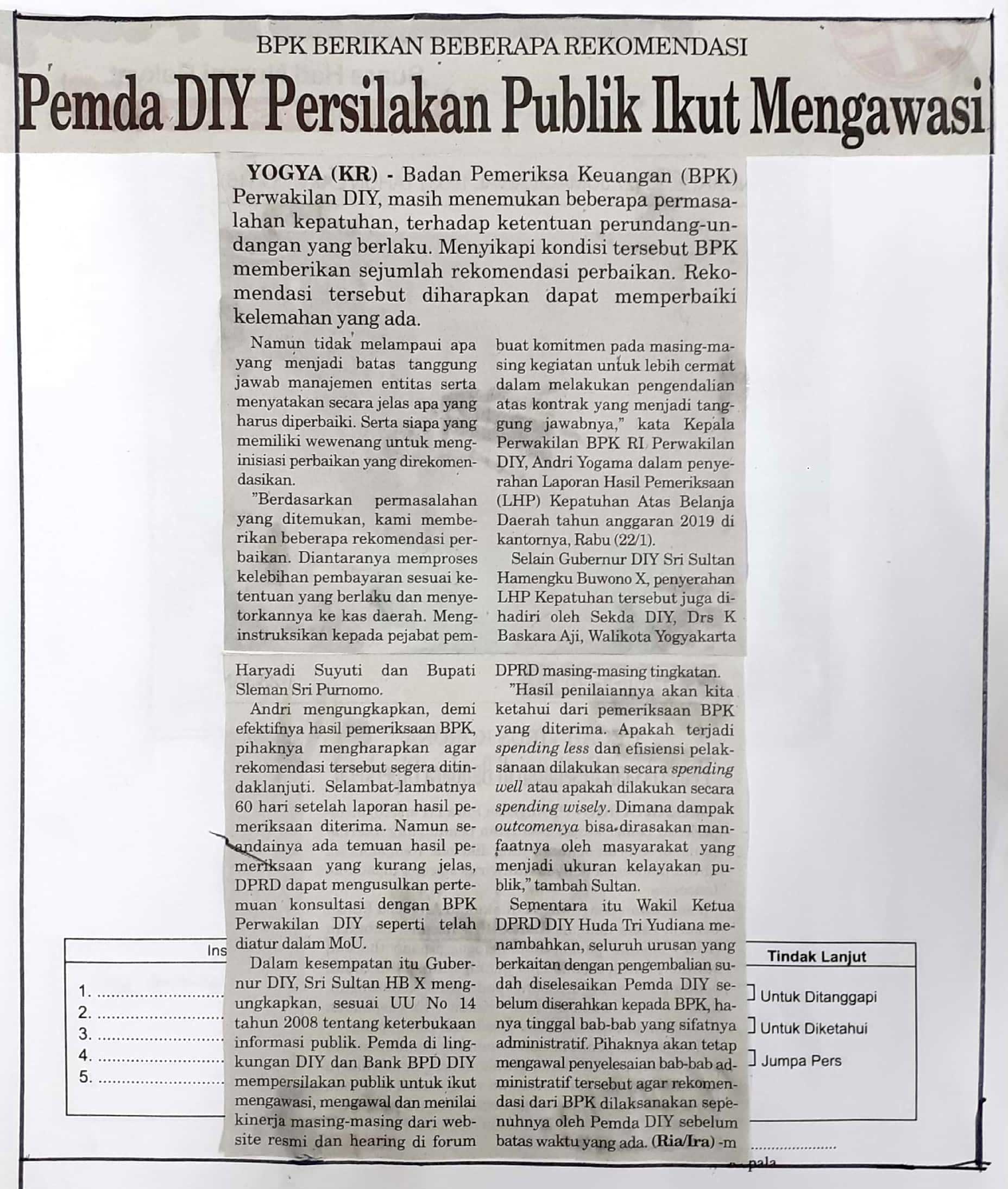 Kliping jogja terbaru
