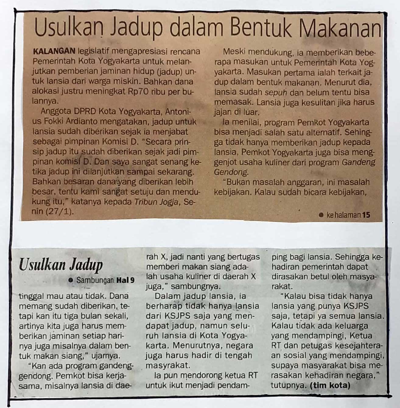 Kliping jogja terbaru