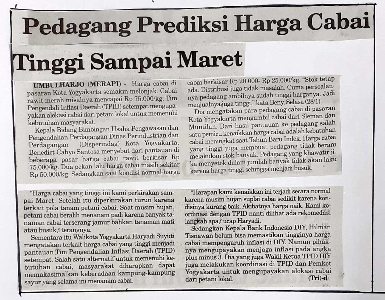 Kliping jogja terbaru