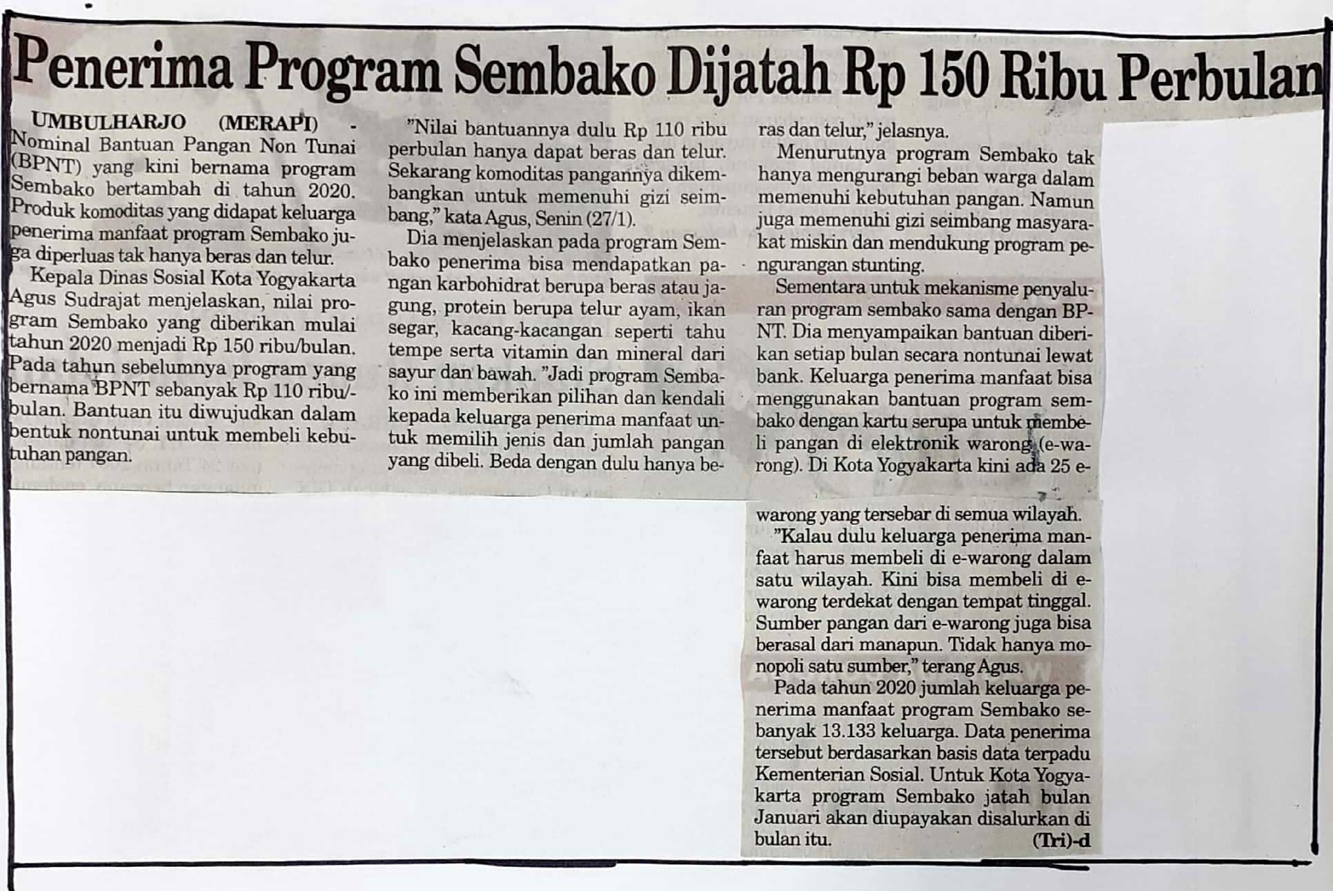 Kliping jogja terbaru