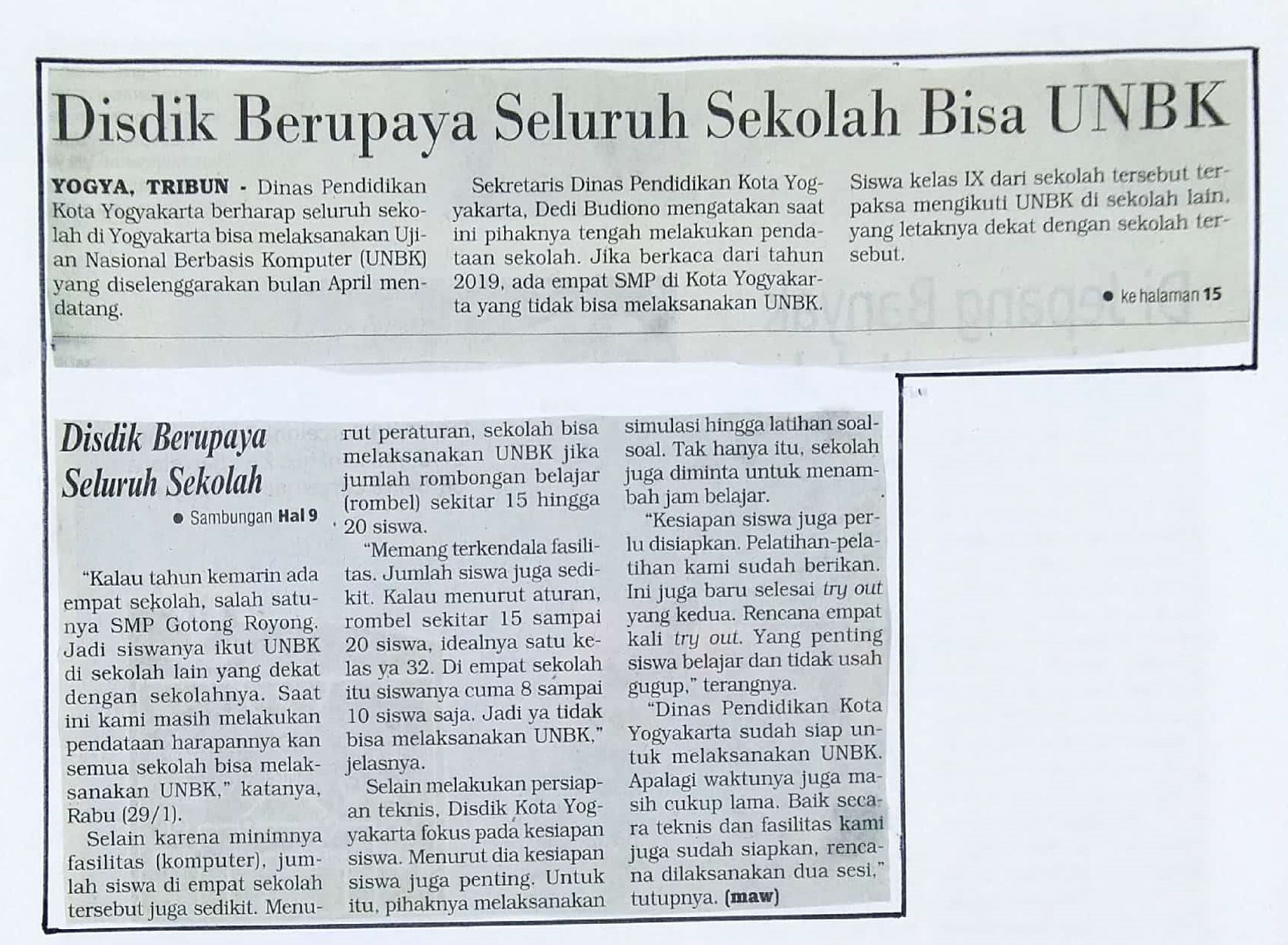 Kliping jogja terbaru