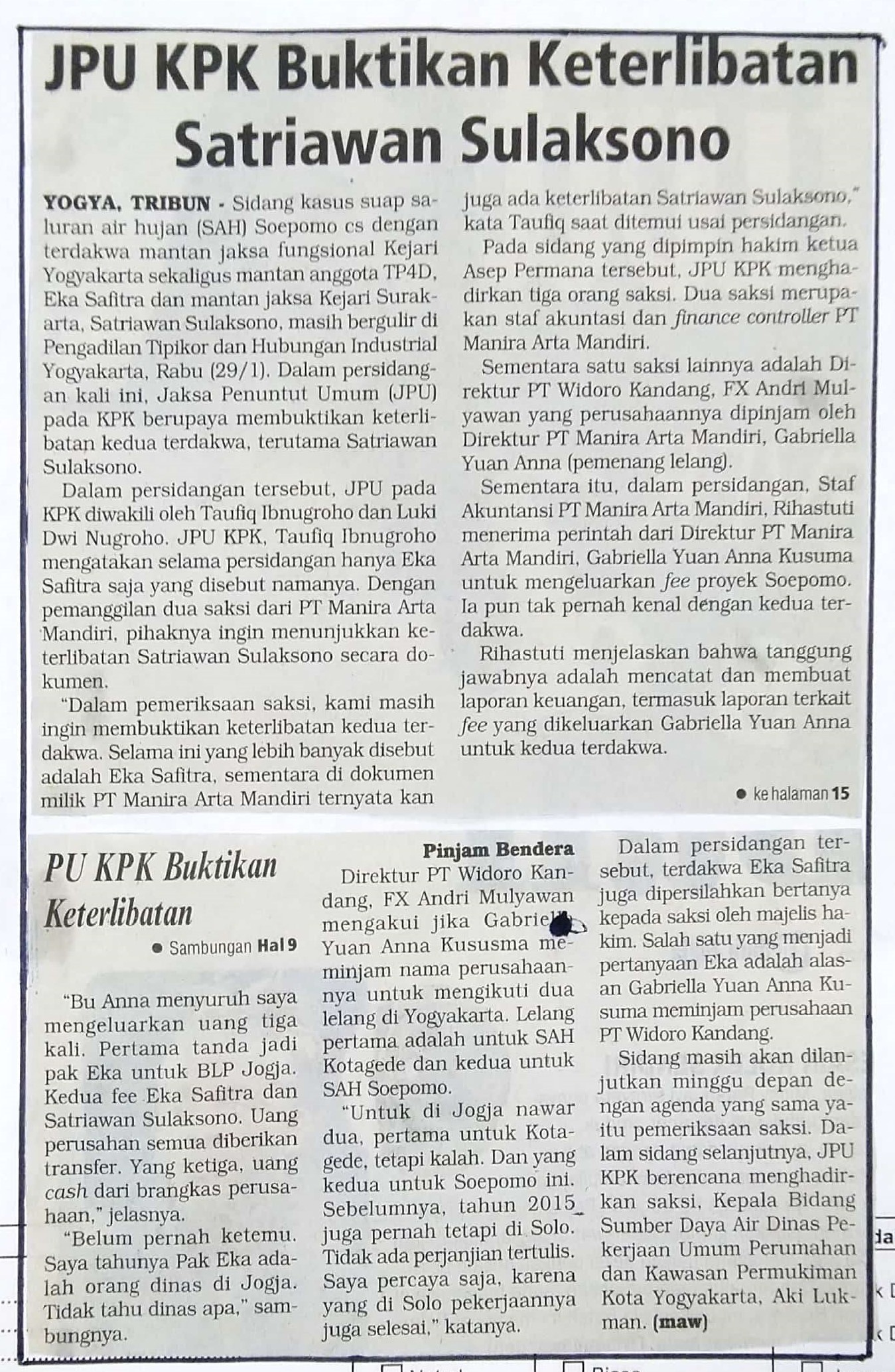 Kliping jogja terbaru