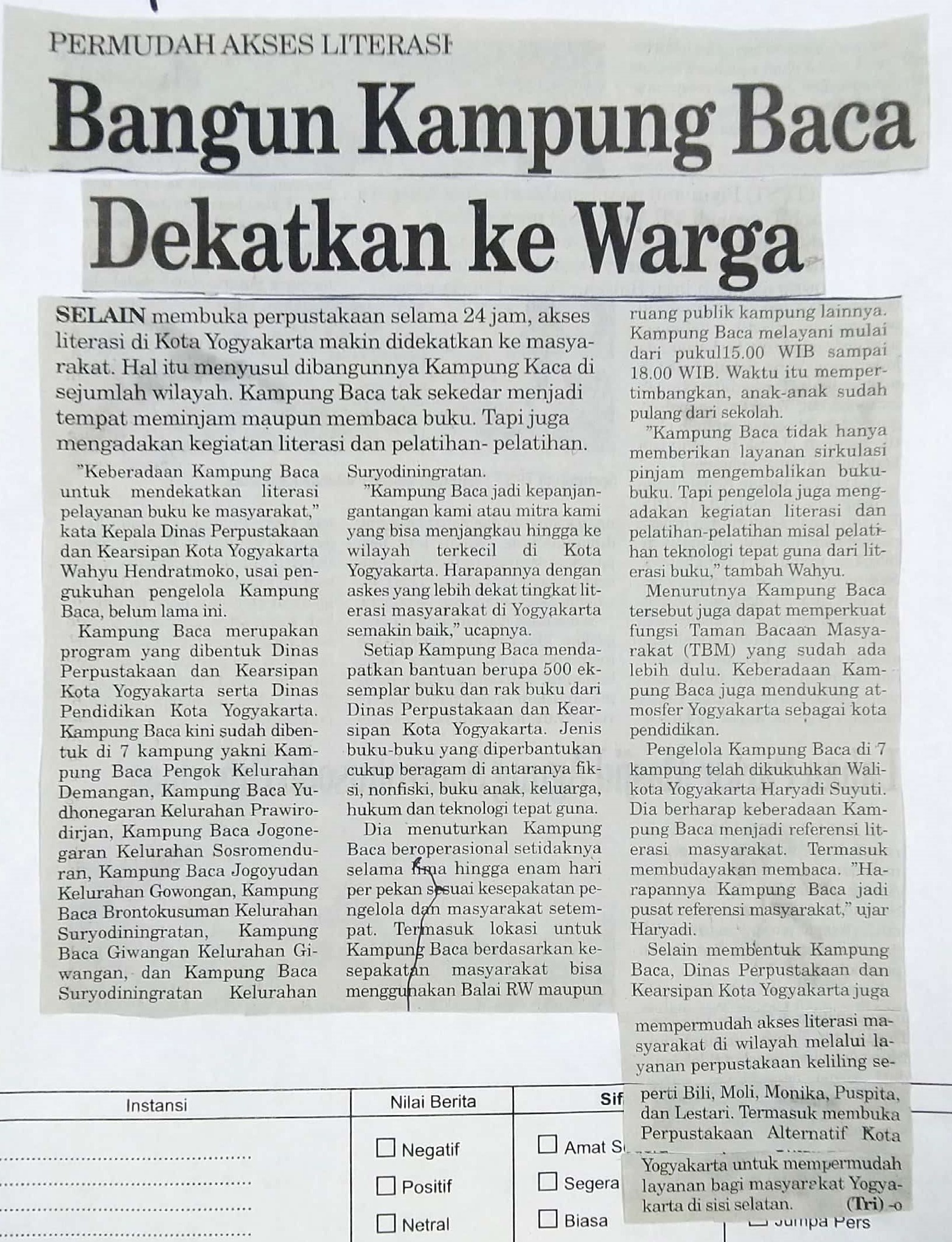 Kliping jogja terbaru