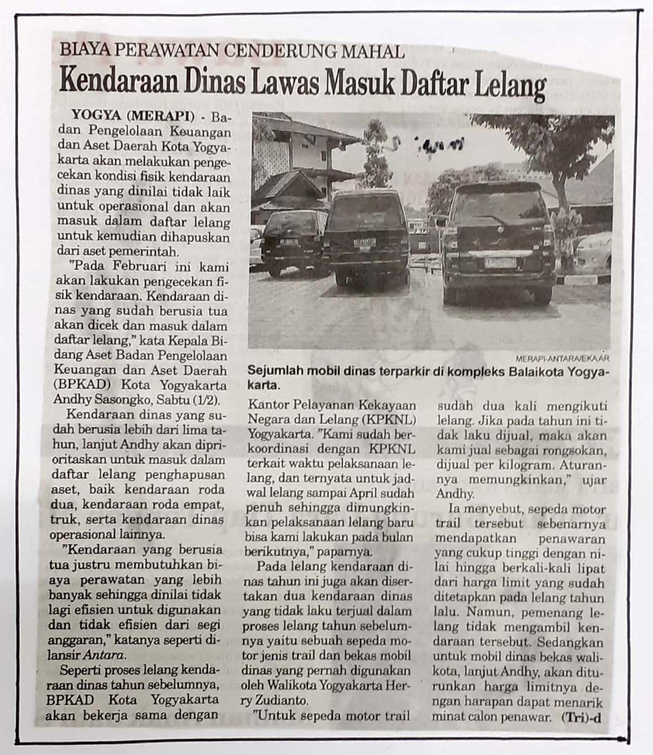 Kliping jogja terbaru