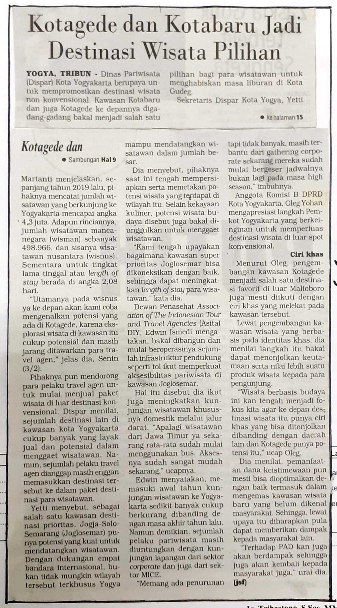 Kliping jogja terbaru