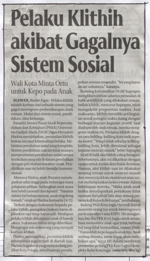 Kliping jogja terbaru