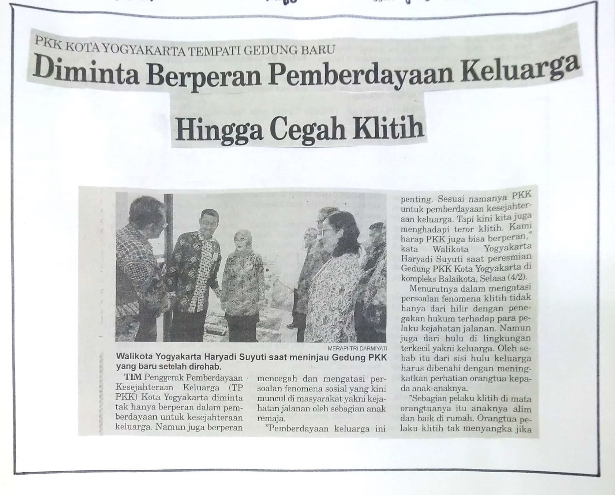 Kliping jogja terbaru