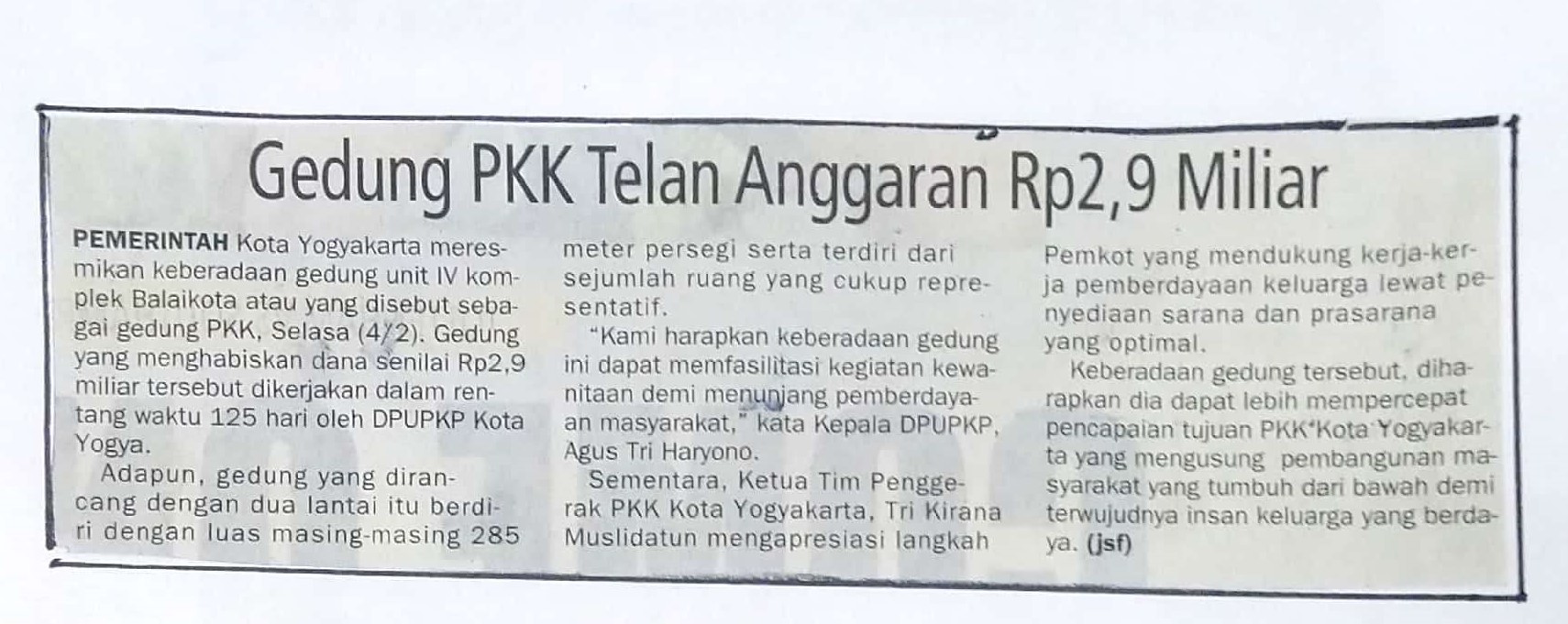 Kliping jogja terbaru