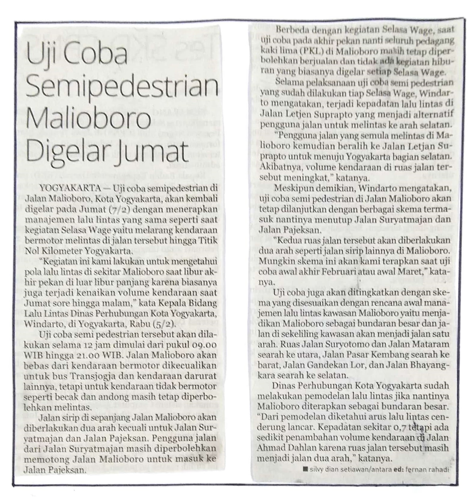 Kliping jogja terbaru