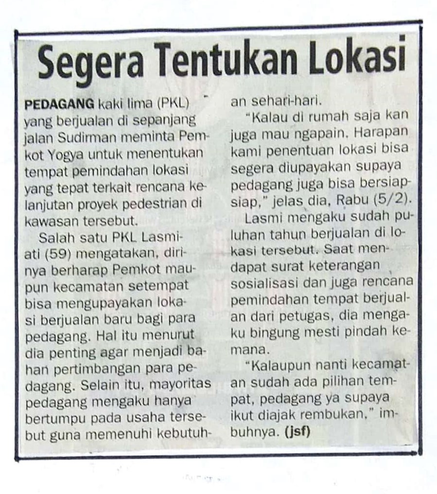 Kliping jogja terbaru