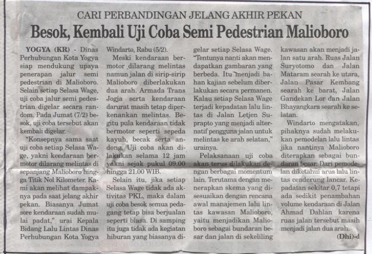 Kliping jogja terbaru