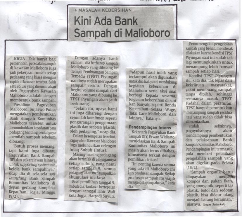 Kliping jogja terbaru