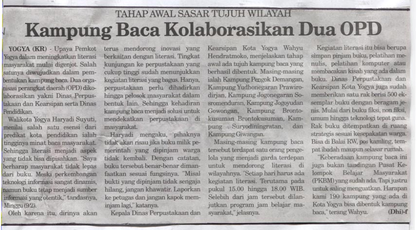 Kliping jogja terbaru