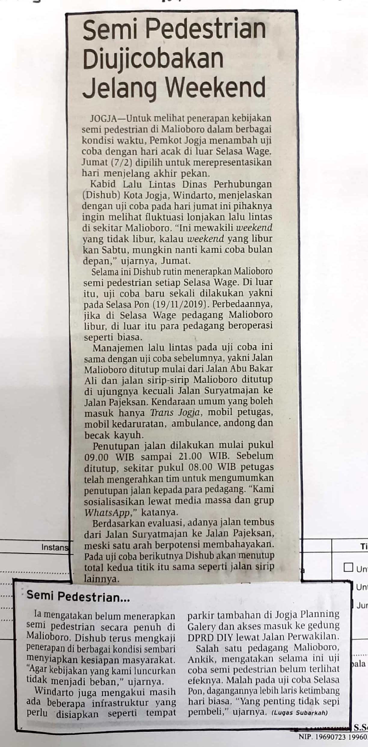 Kliping jogja terbaru