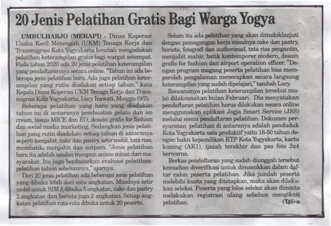Kliping jogja terbaru