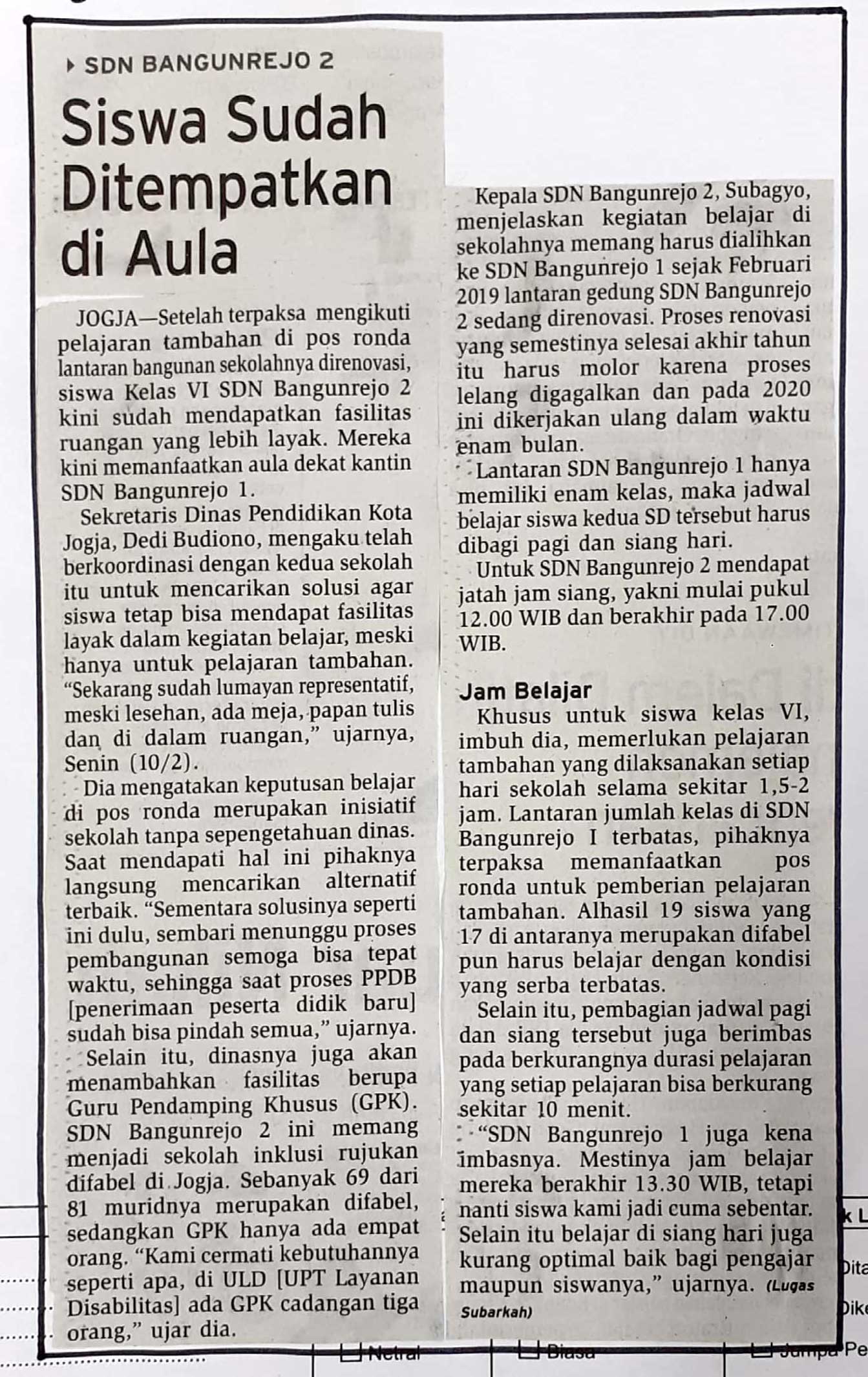 Kliping jogja terbaru