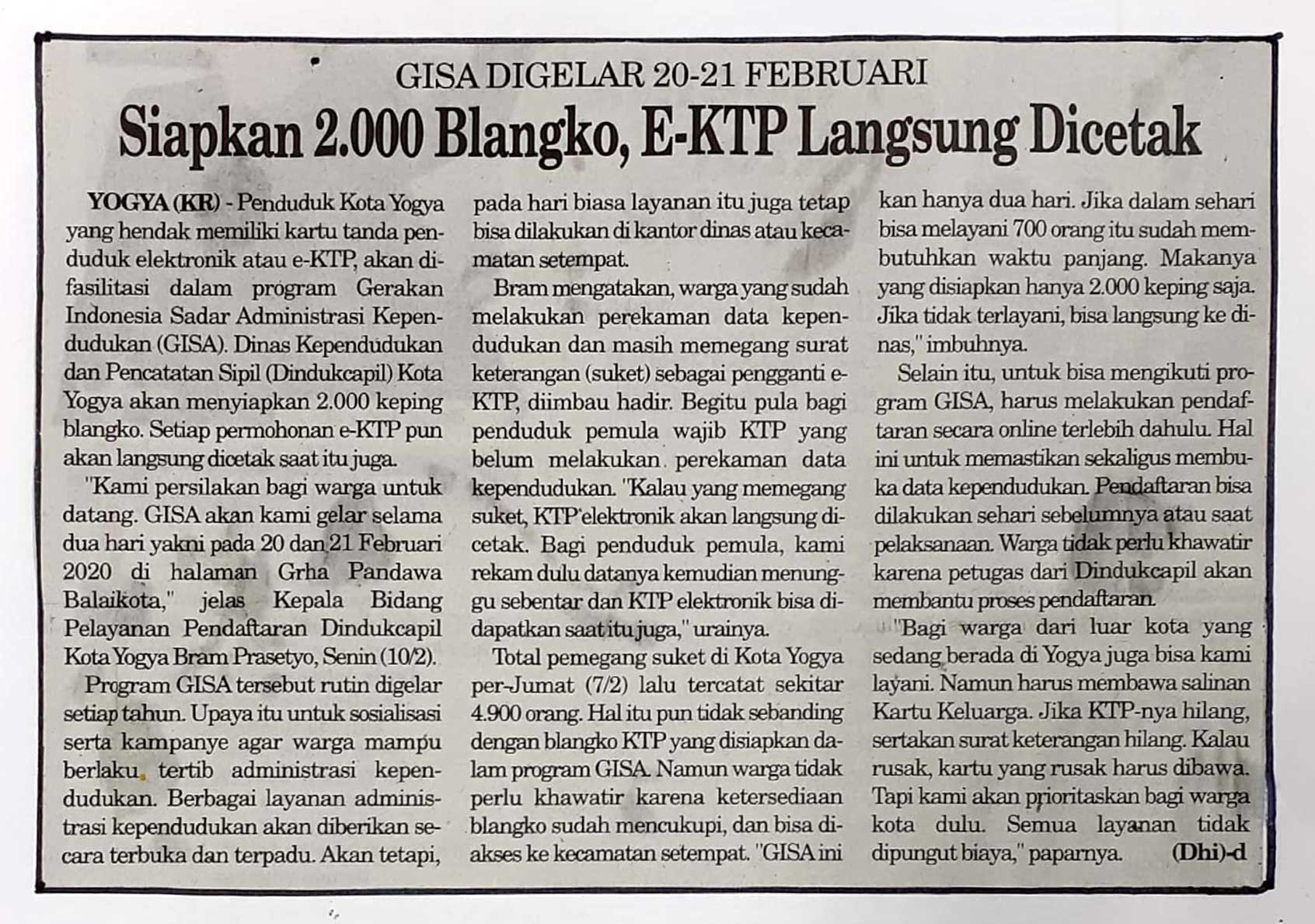 Kliping jogja terbaru