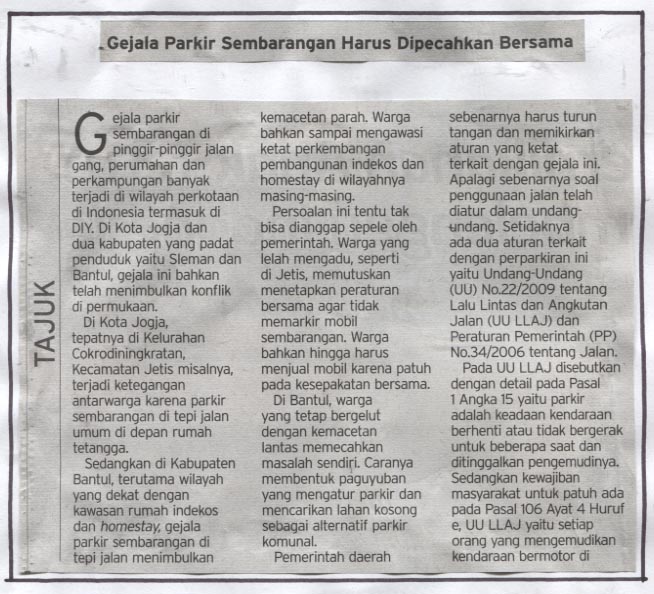 Kliping jogja terbaru
