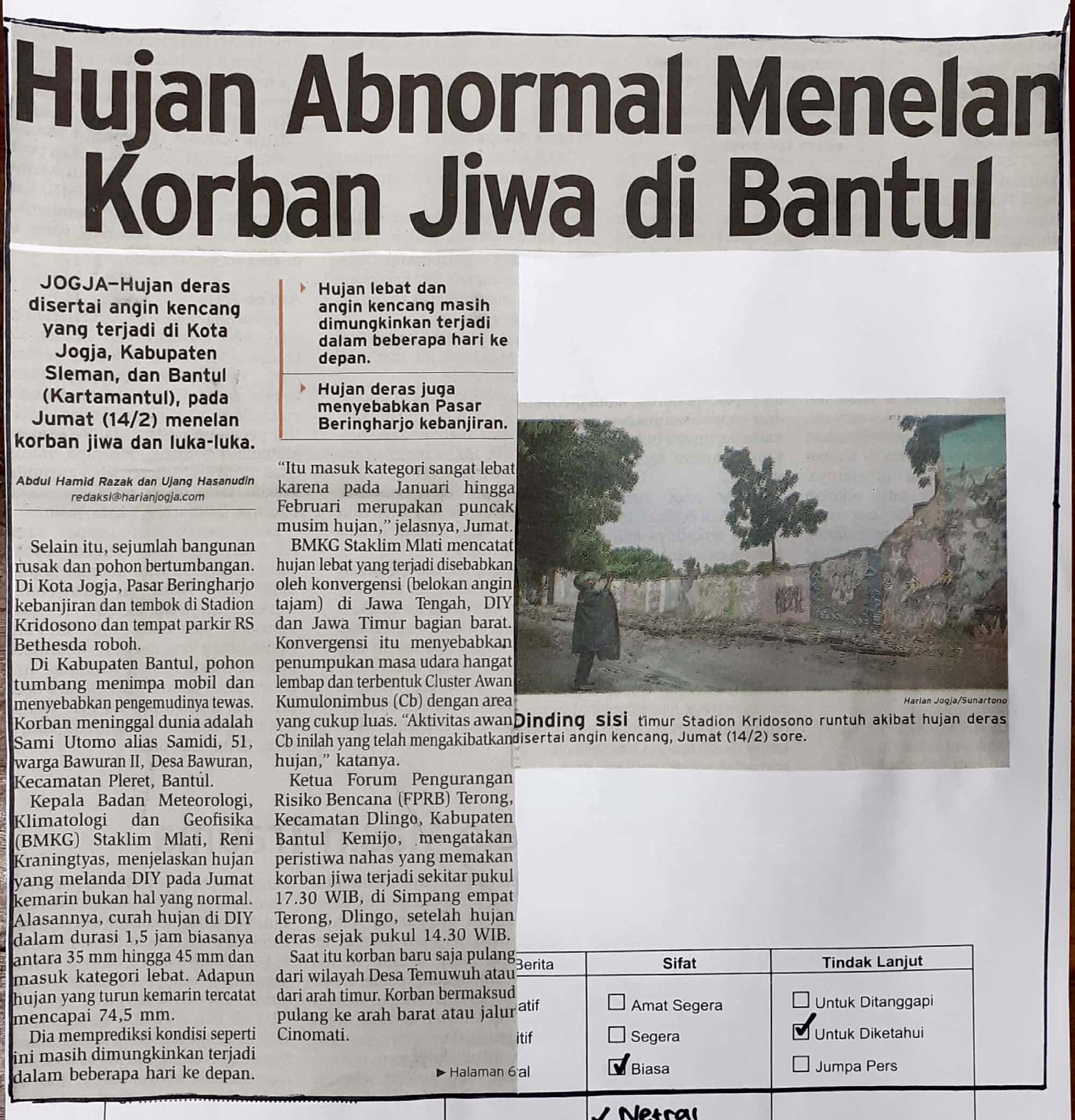 Kliping jogja terbaru