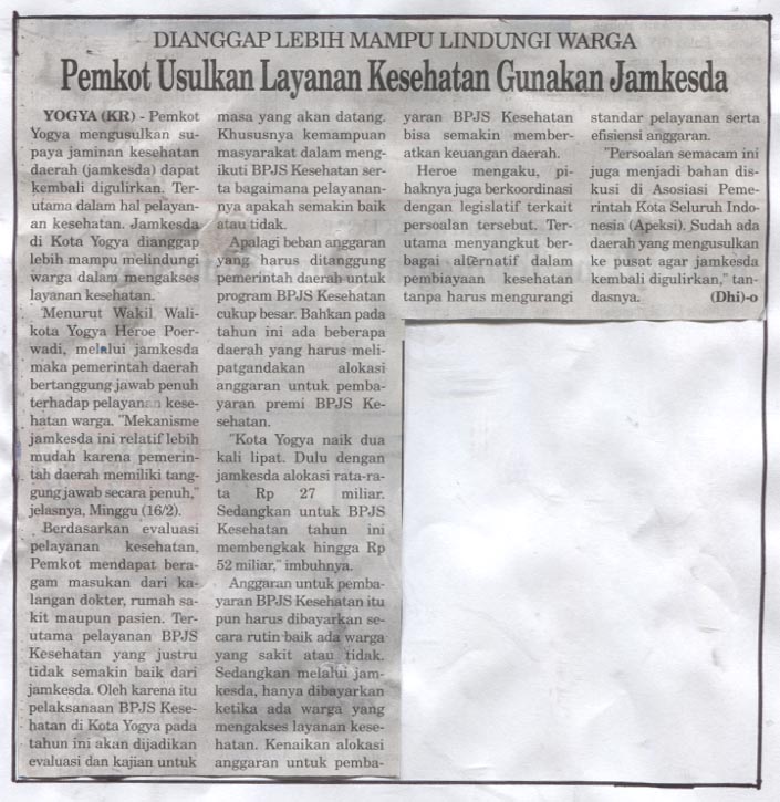 Kliping jogja terbaru