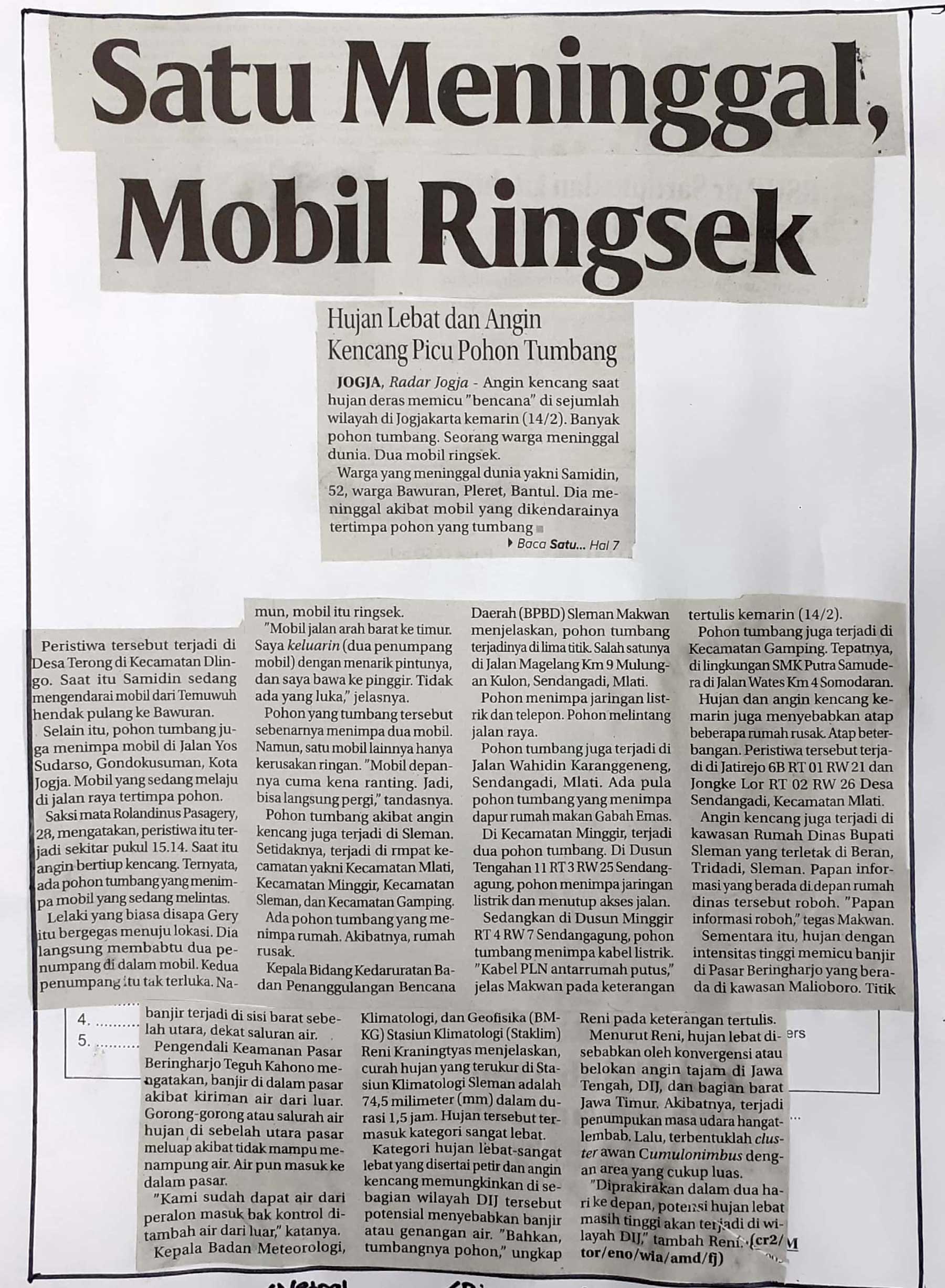 Kliping jogja terbaru