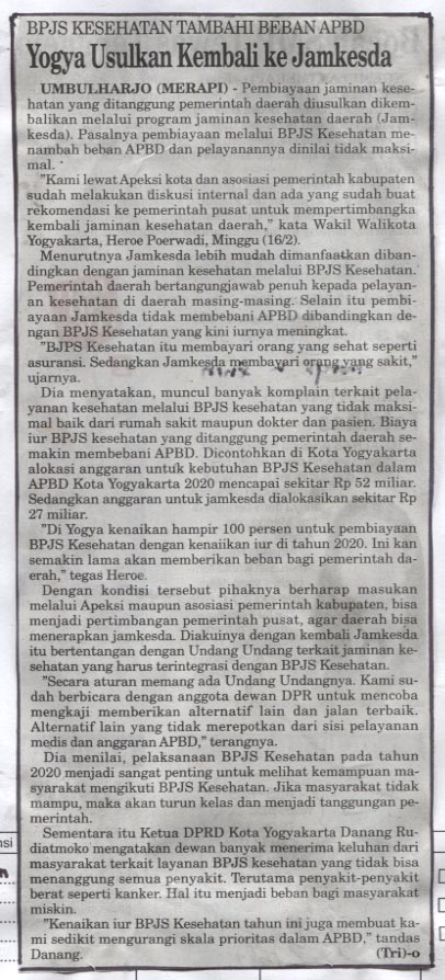 Kliping jogja terbaru