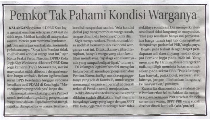 Kliping jogja terbaru