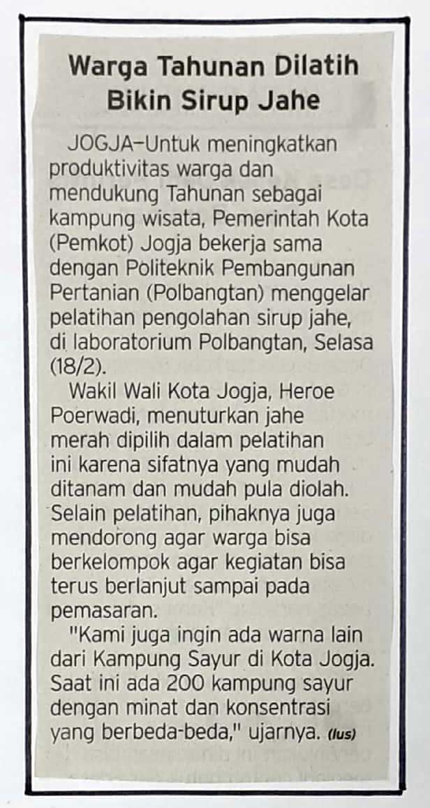 Kliping jogja terbaru