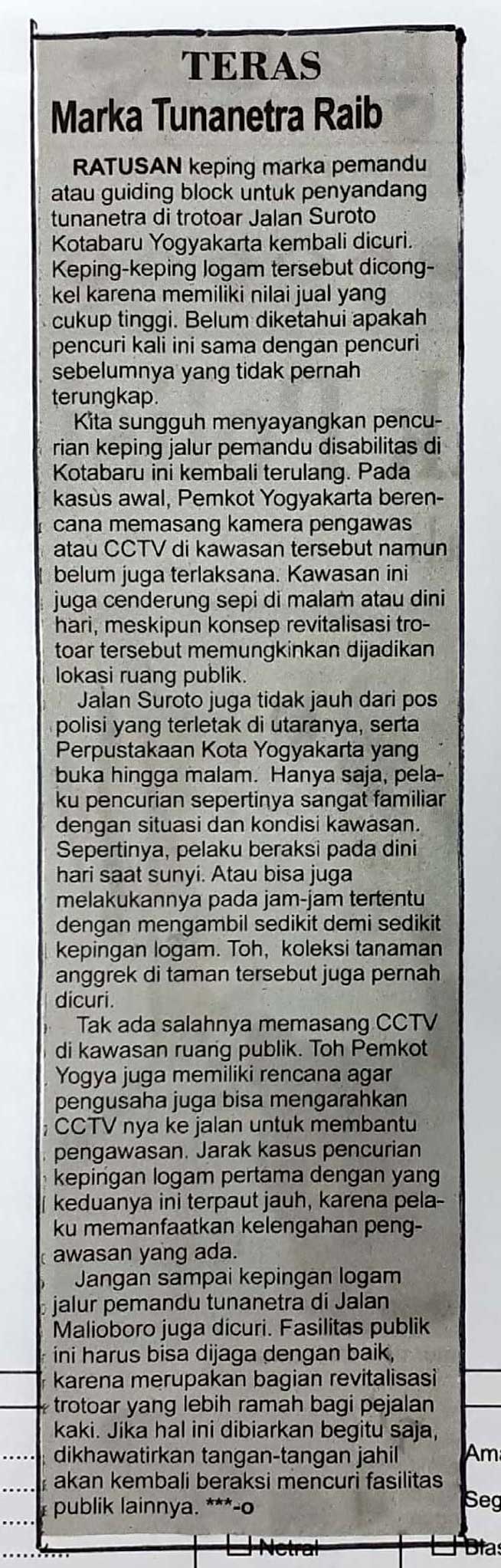 Kliping jogja terbaru