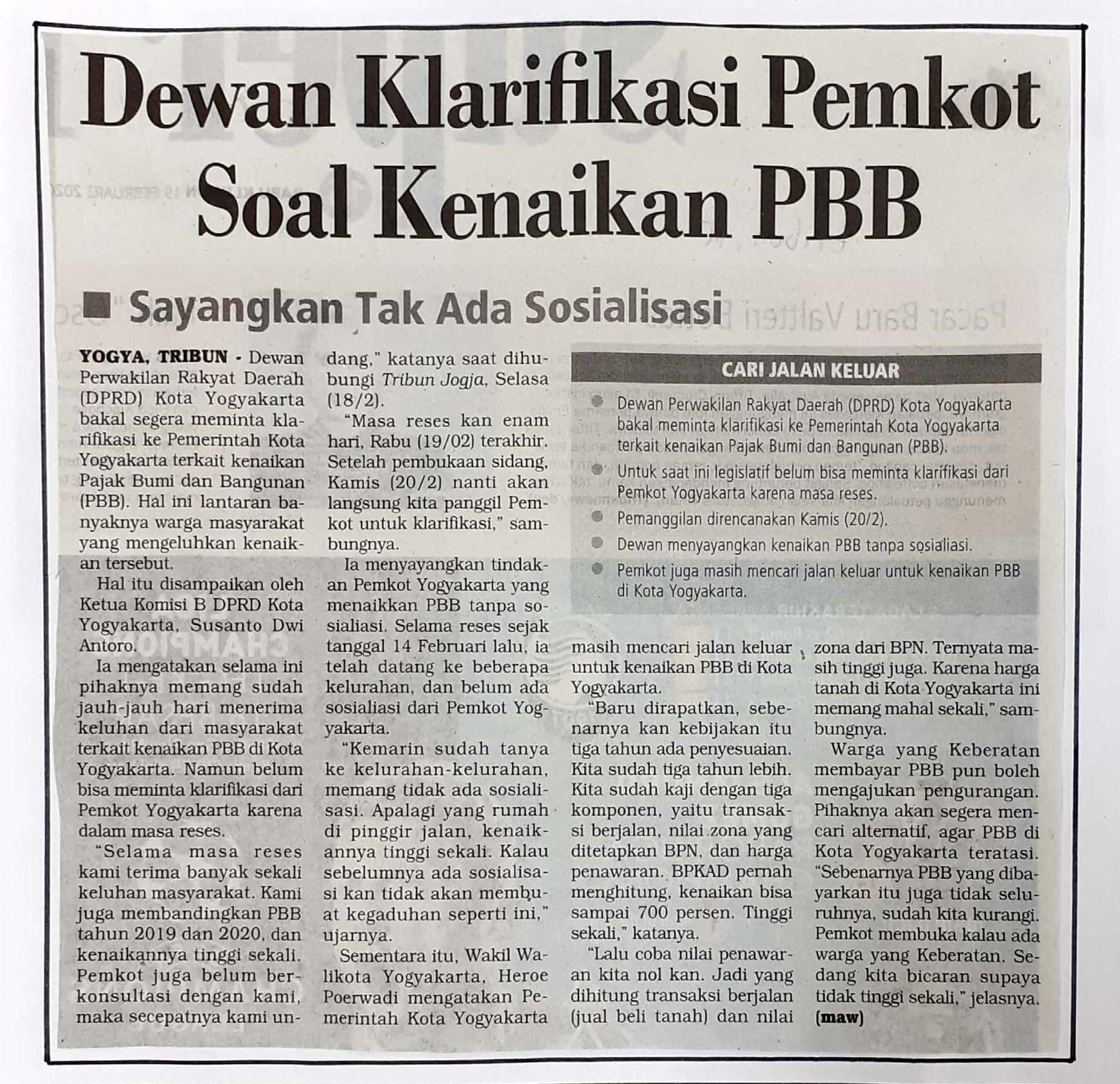 Kliping jogja terbaru