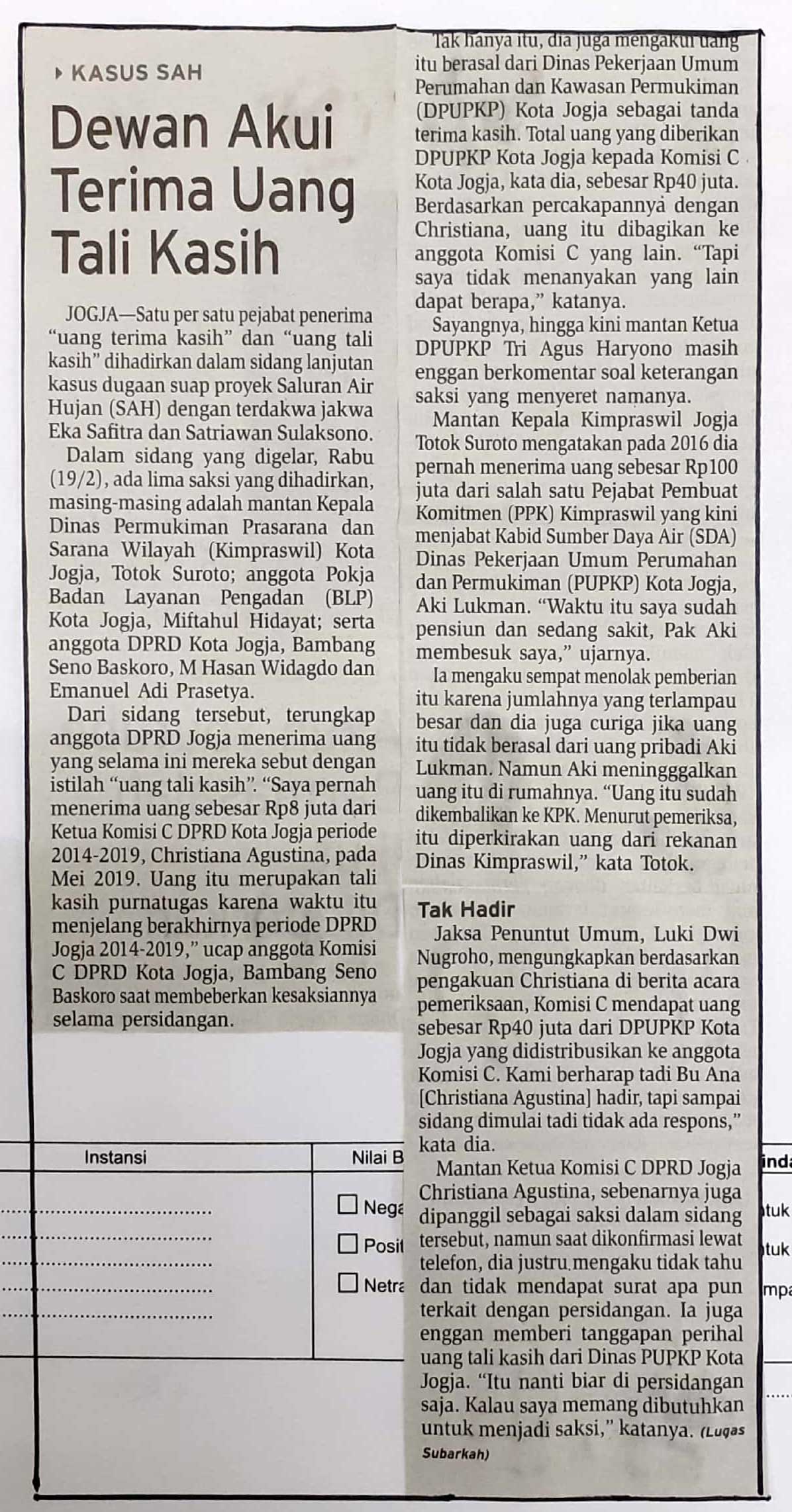 Kliping jogja terbaru
