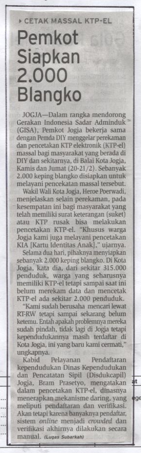 Kliping jogja terbaru