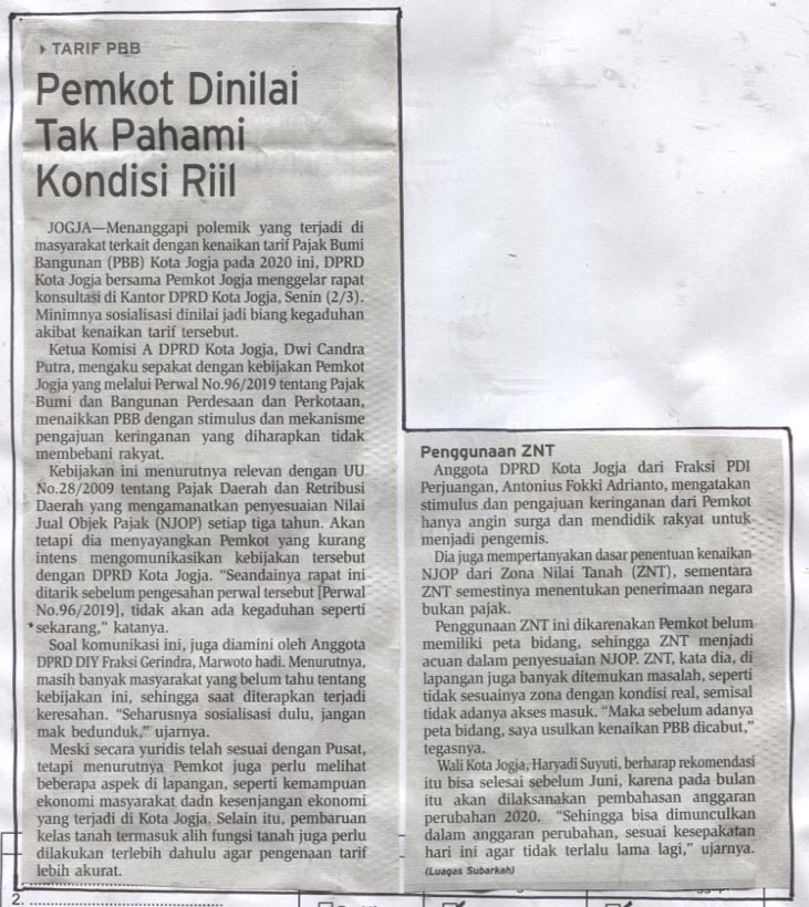 Kliping jogja terbaru