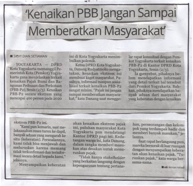 Kliping jogja terbaru