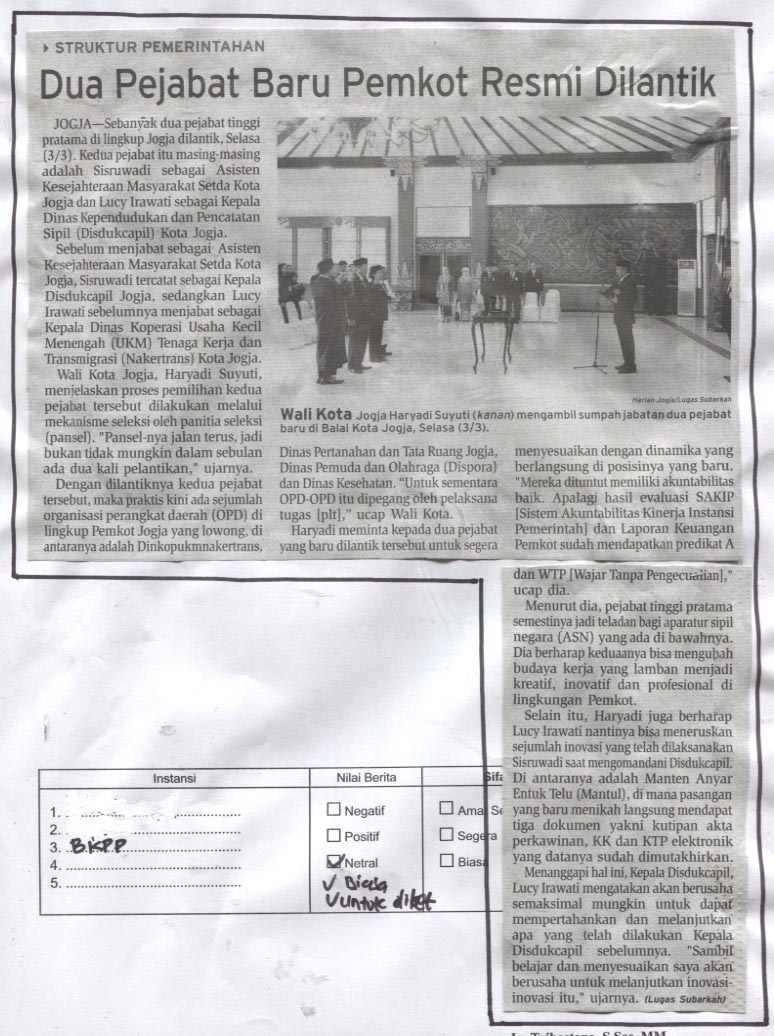 Kliping jogja terbaru