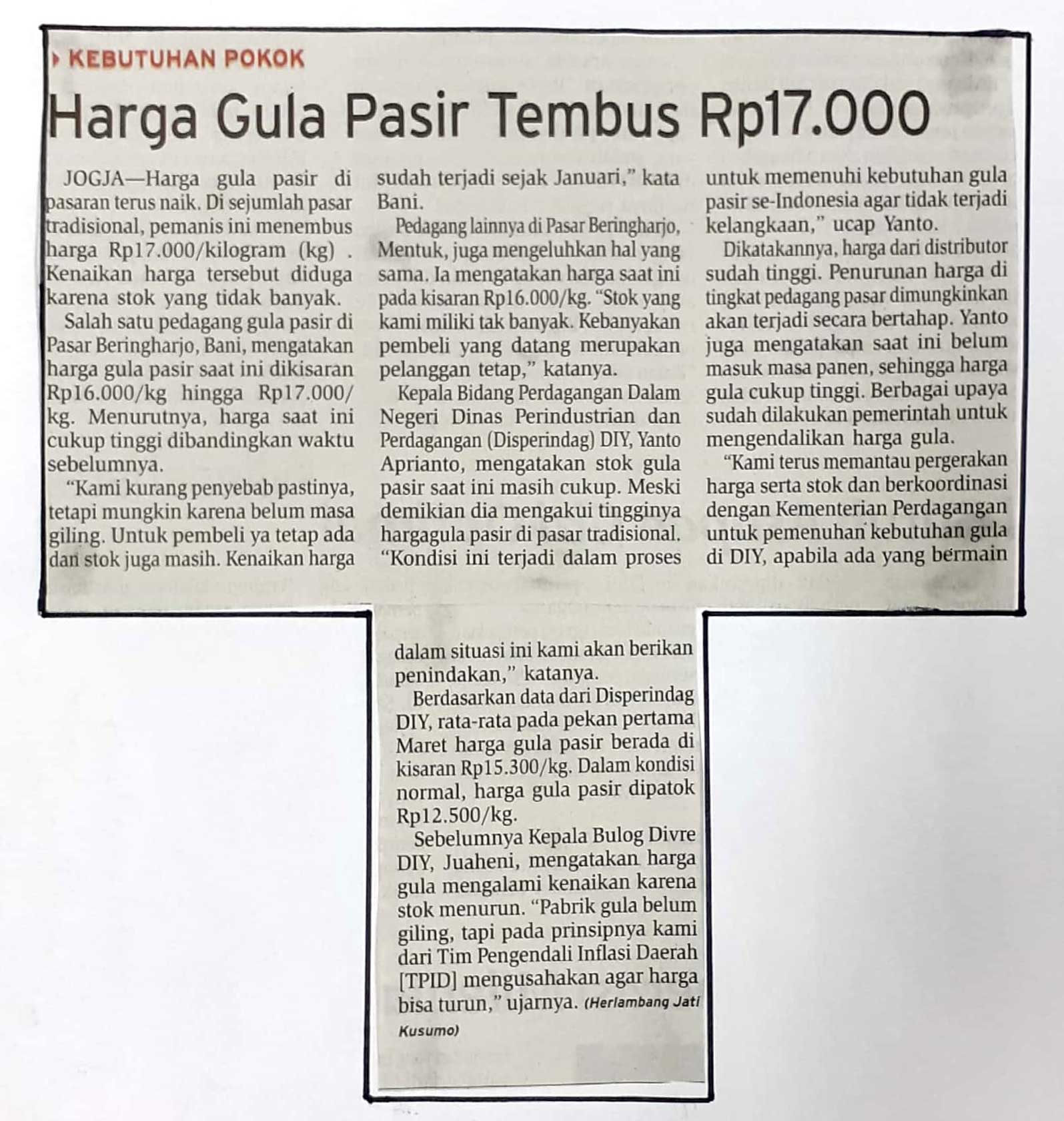 Kliping jogja terbaru