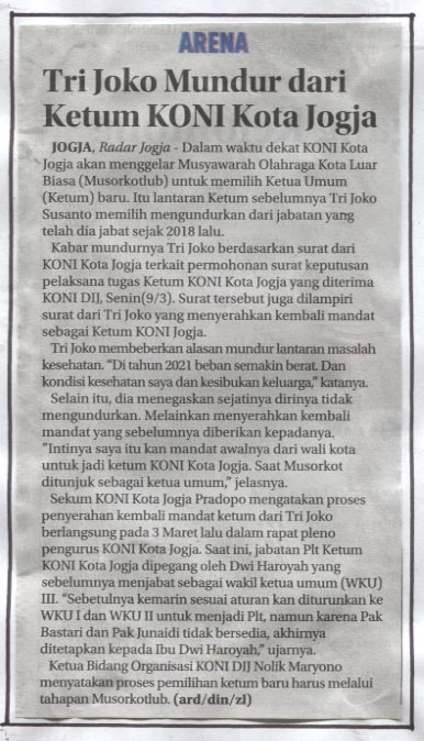 Kliping jogja terbaru