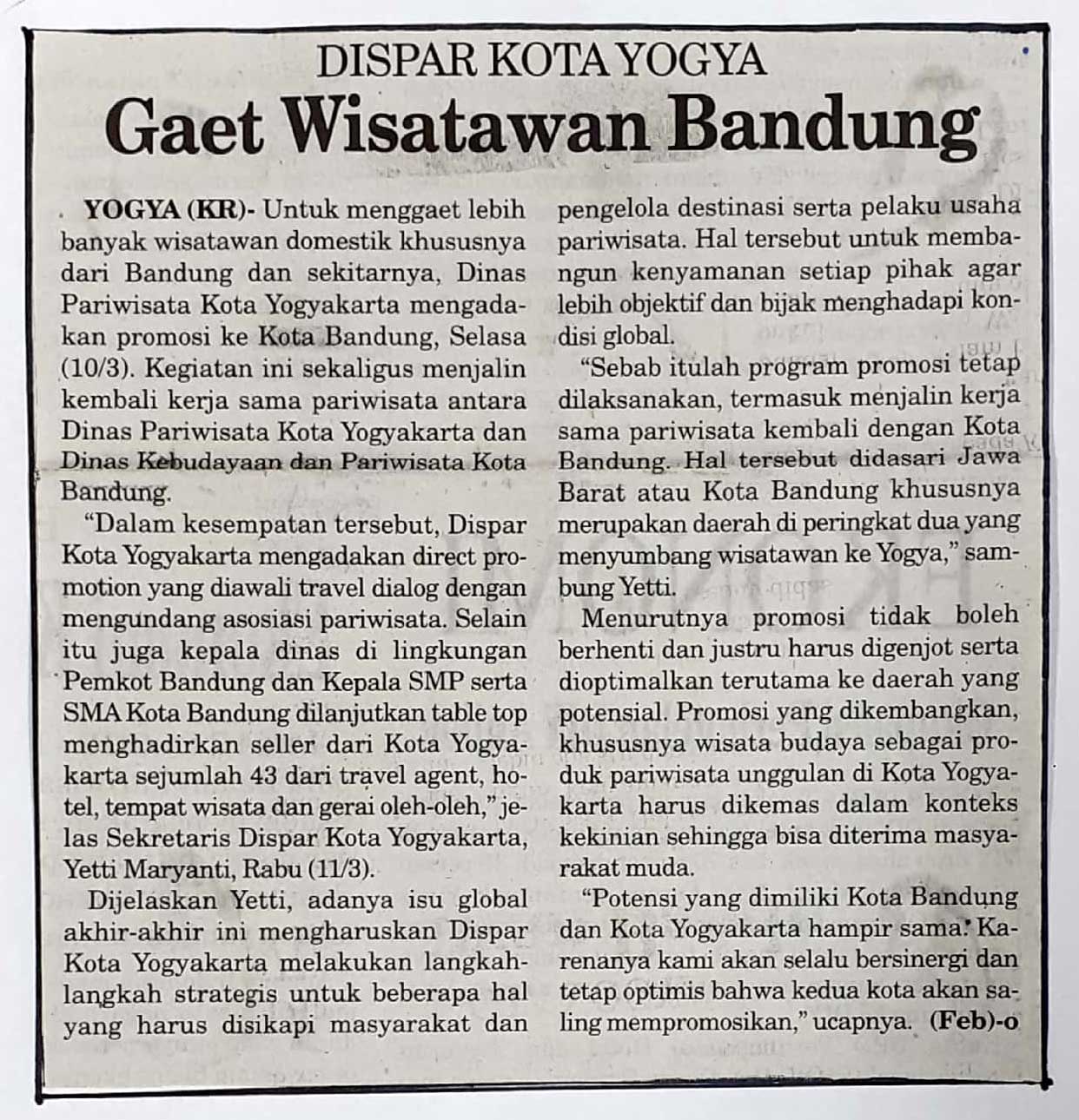 Kliping jogja terbaru