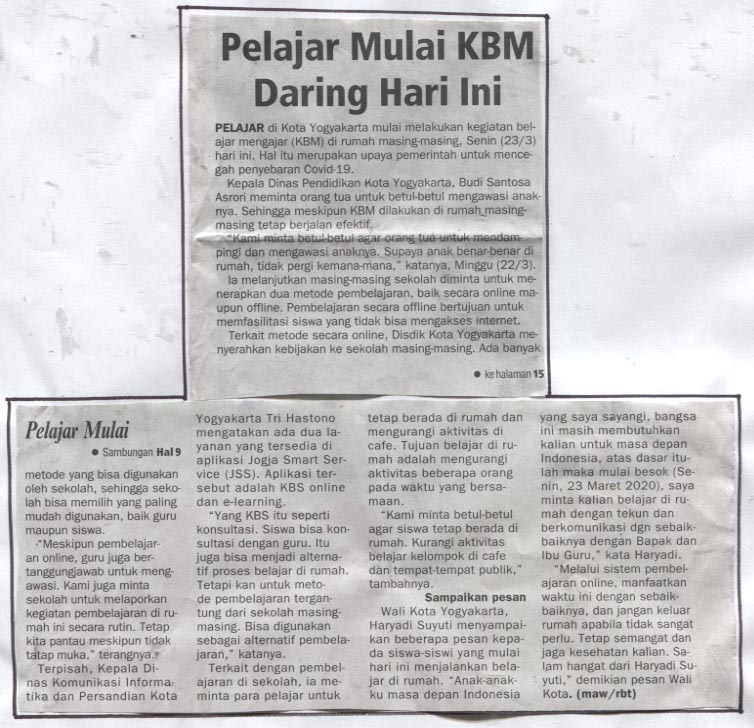 Kliping jogja terbaru